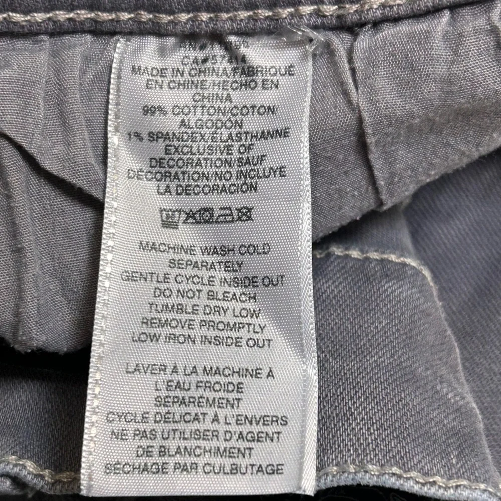 True Religion Rocco Relaxed Skinny Grey Acid‎ Wash Denim Shorts Mens 31